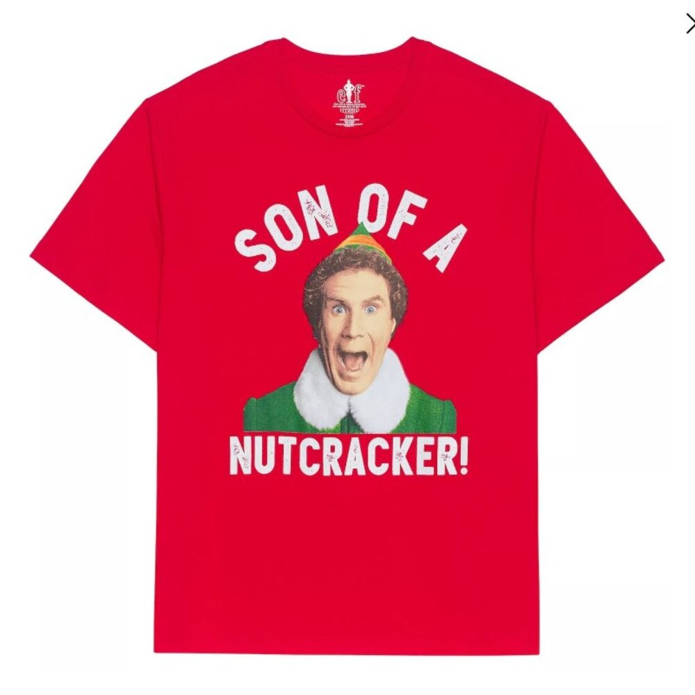 Elf “Son of a Nutcracker” Tee 🎄 Big & Tall Large Tall NEW
